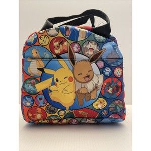 Pokémon Insulated Lunch Bag 9” high x 9” long x 5.5” wide